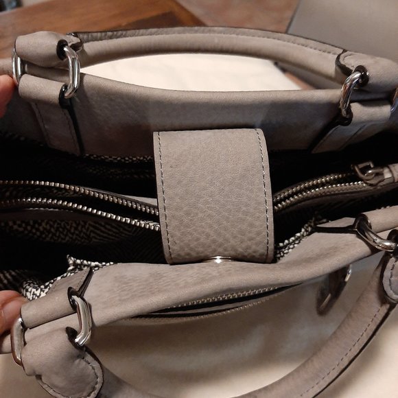 Rebecca Minkoff Crosby Nubuck Satchel Tote *EUC* - Picture 6 of 11